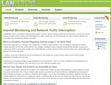 Tablet Screenshot of landetective.com